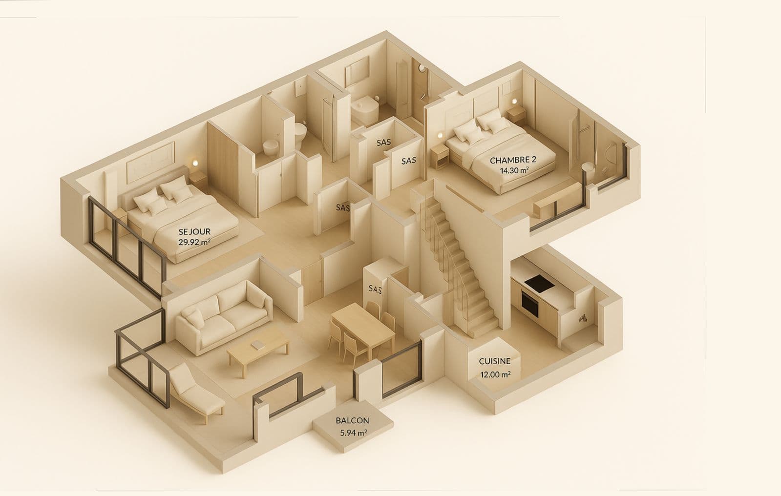 Duplex F5 Riviera World Suites